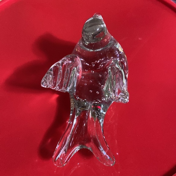 Clear Bubble Art Glass Paperweight Light Catcher - Picture 2 of 7